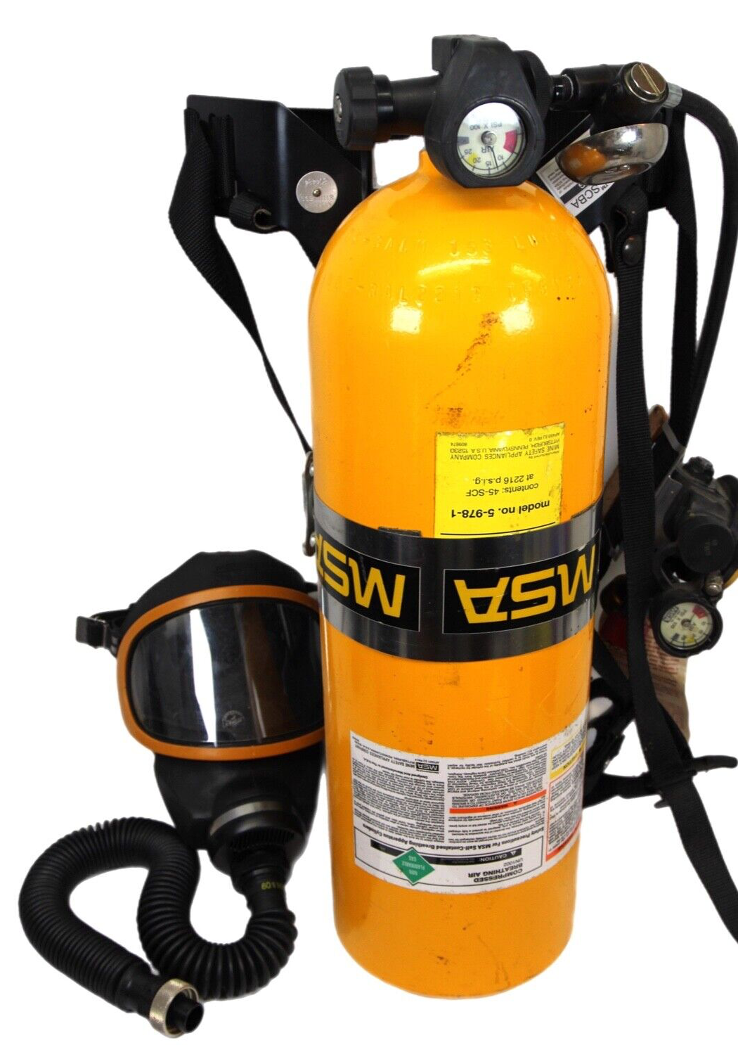 MSA Cylinder 5-978-1 Compressed Breathing Air KIT