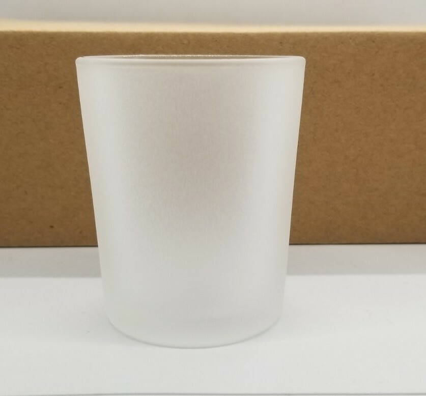 EASTLAND - GRANDE FROSTED GLASS CYLINDER Votive Holder NEW - FREE SHIPPING