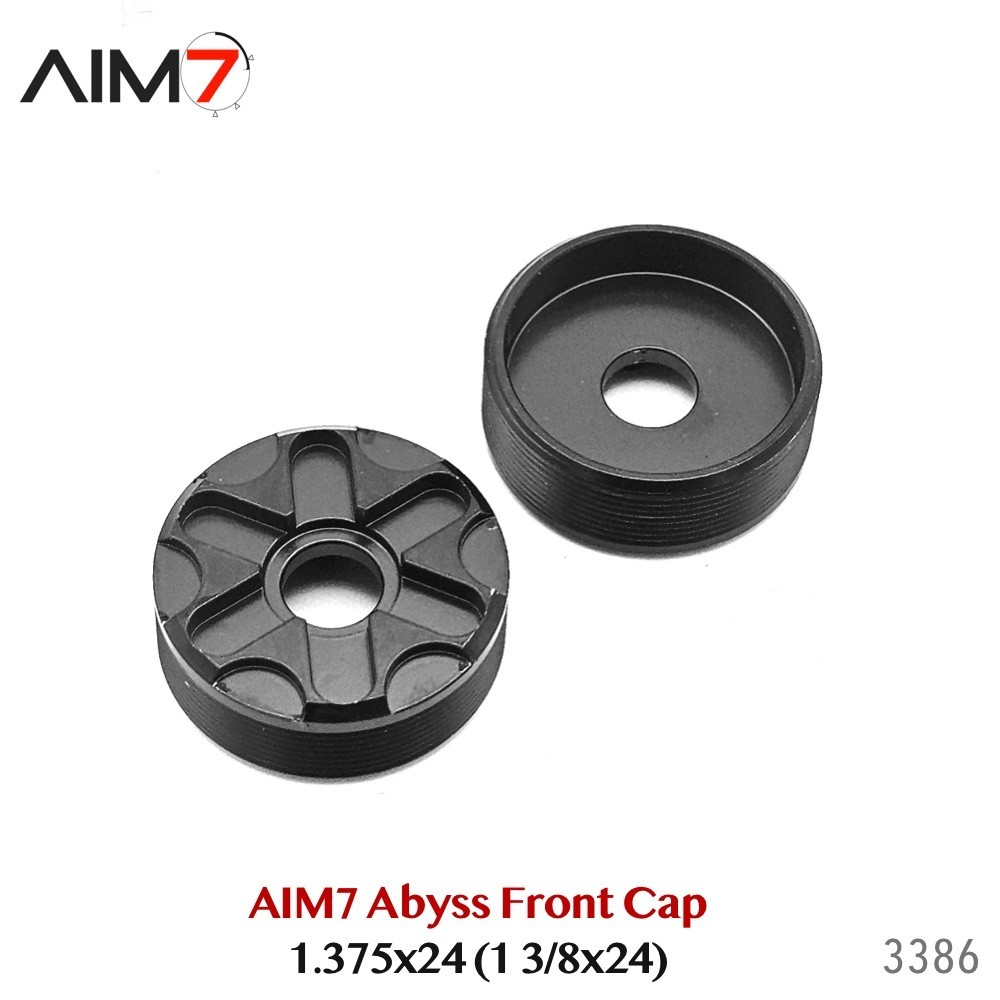 AIM7 Abyss Front Cap Adapter — 1.375×24 SUS303 — Deep-Inset (1 Pc)