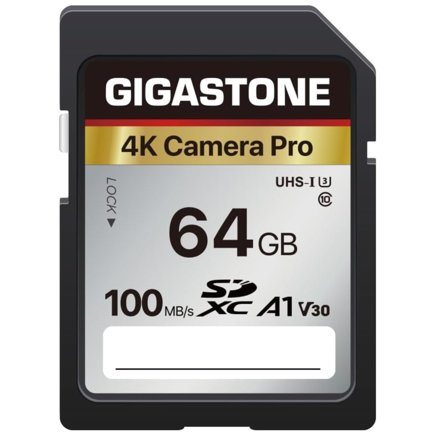 64GB SD Card 4K Camera Pro UHS-I A1 V30 Memory Card