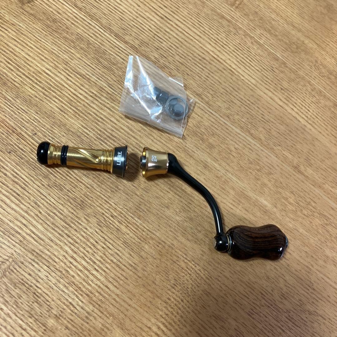 SLP WORKS 45mm Handle Gold Sandalwood Knob Lire Balancer
