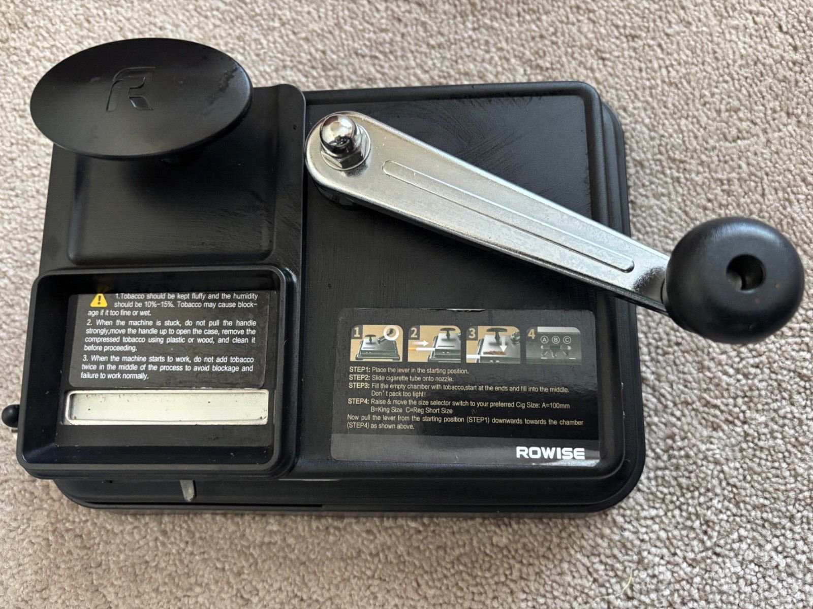 Cigarette Rolling Machine Manual Cigarettes/Tobacco Injecter