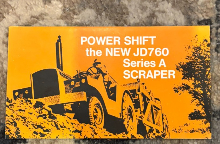 John Deere 760 Series A Scraper Pocket Brochure AMIL25