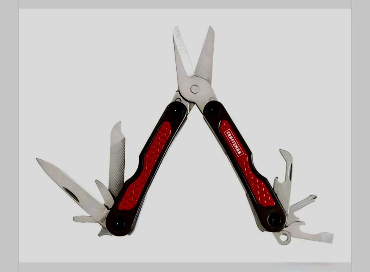 Craftsman 11-in-1 Mini Snips Multi-Tool Stainless Steel CMHT10453