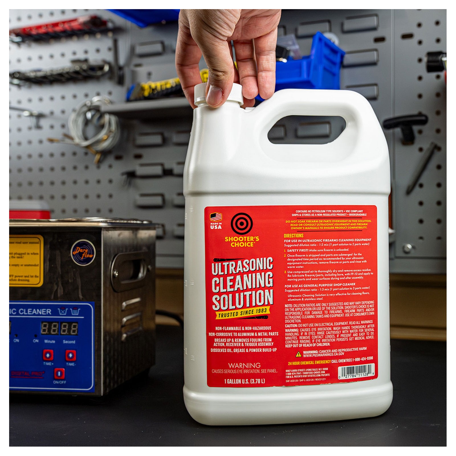 SHOOTERS CHOICE Ultrasonic Cleaning Solution, 1 Gallon (SHF-UCS128)