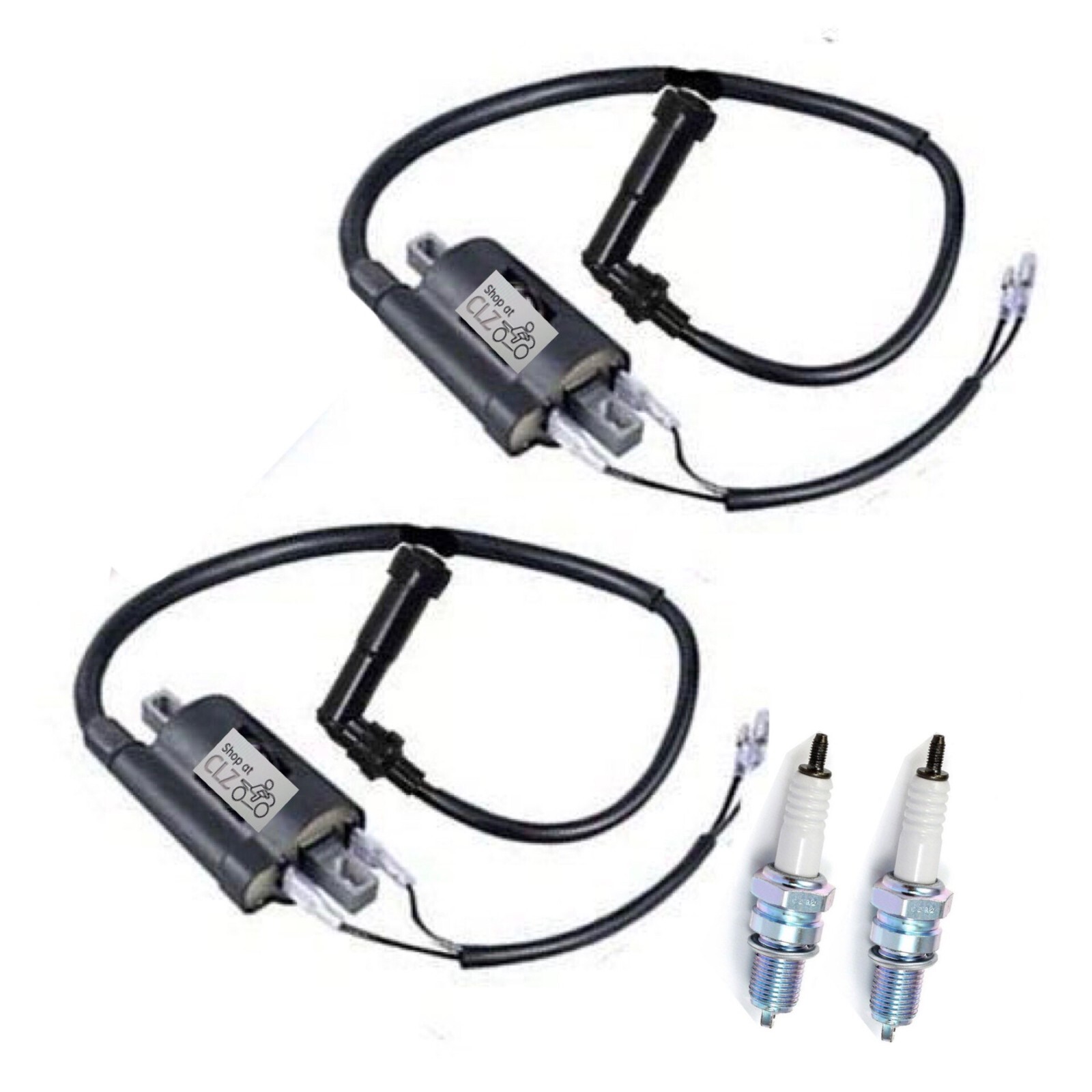 2X Ignition Coil+Spark plug For Suzuki VS800GL VS800 Gl Boulevard S50 2005-2009