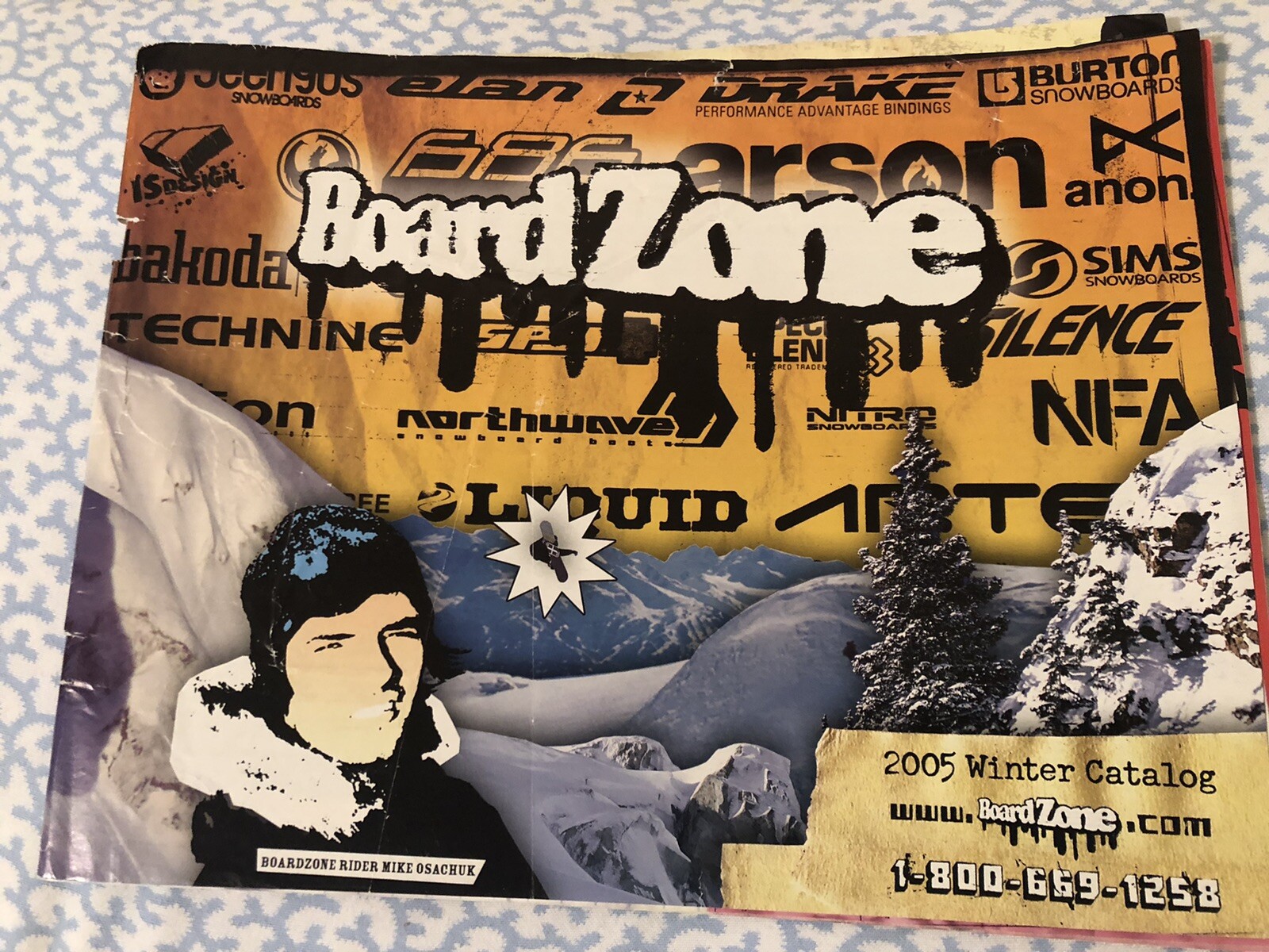 VINTAGE 2005 BOARDZONE CATALOG BURTON M3 LAMAR SIMS NITRO SNOWBOARDS SHAUN WHITE