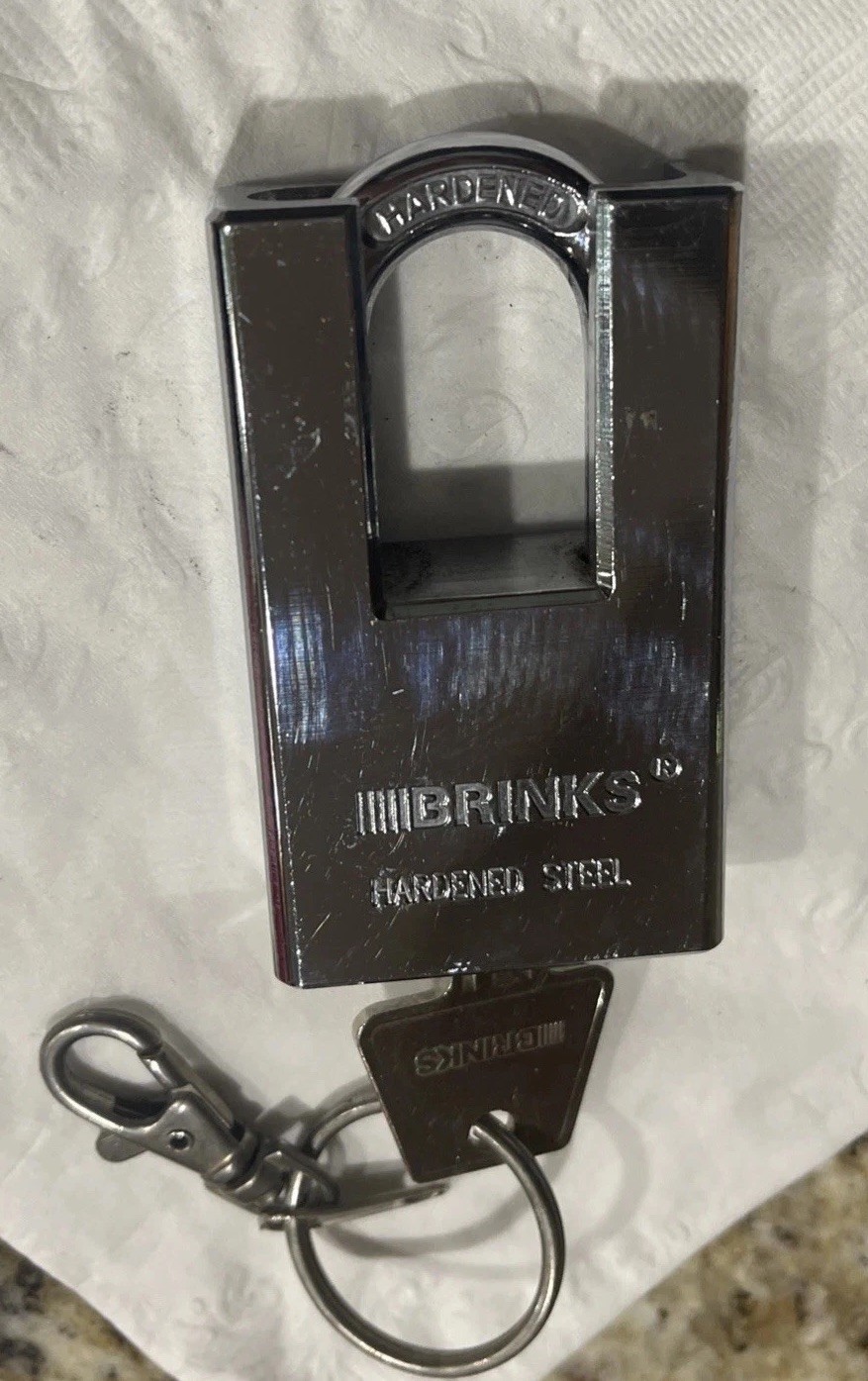 44Mm Shrouded Padlock - Hardened Steel Shackle, Dual Ball Locking Mechanism