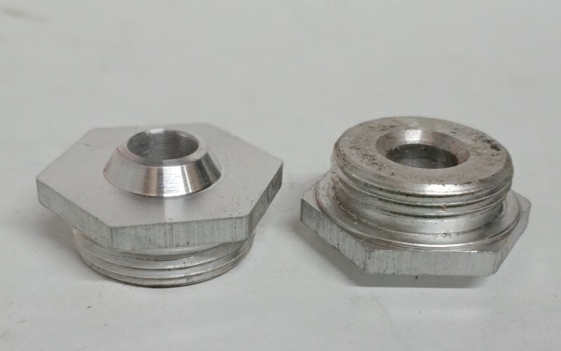Lot of 2 Gas Regulator Aluminum Orifice 5/16" #143-62-023-43