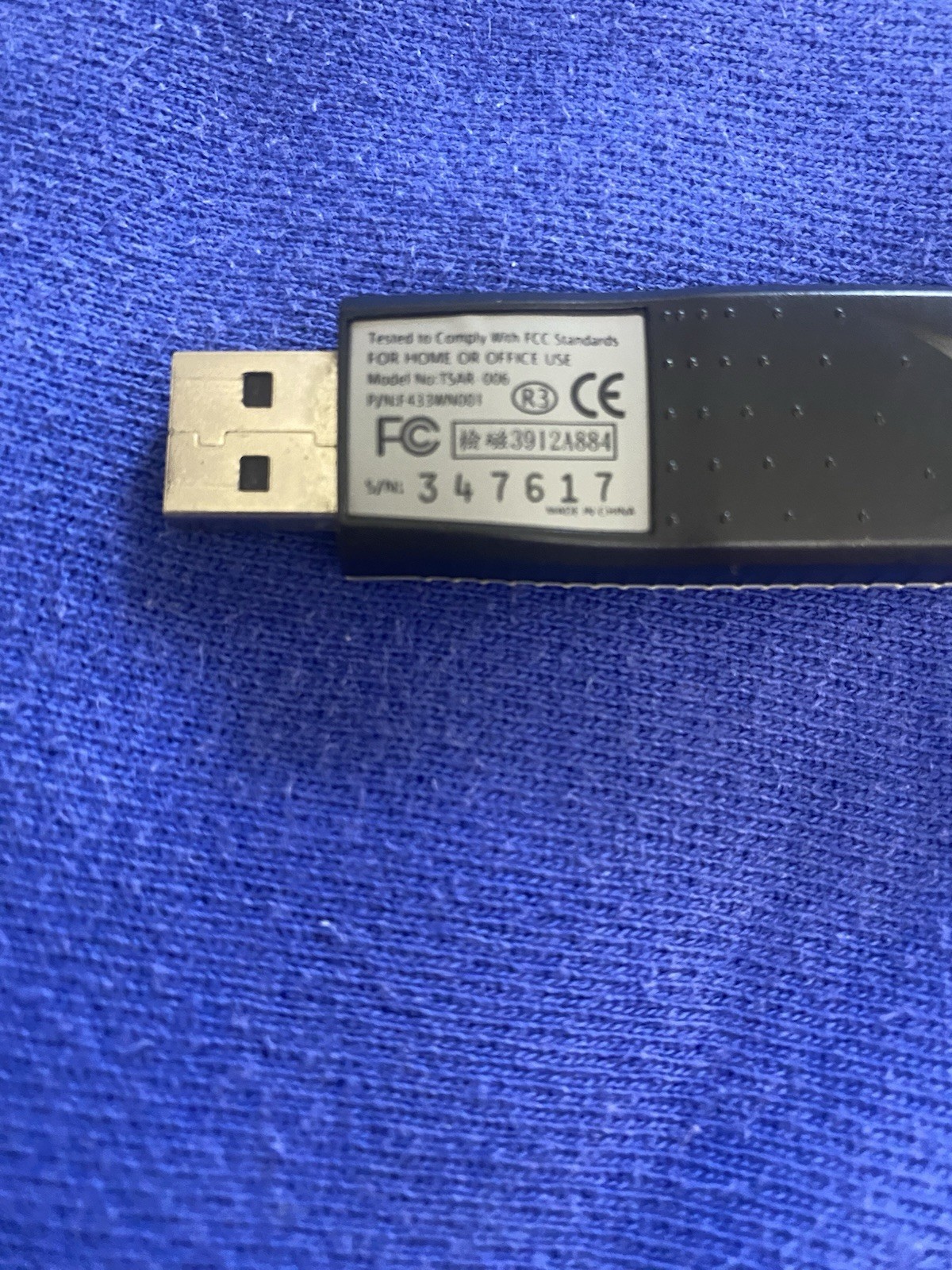 Keyspan TSAM-001 Wireless Presentation Remote Laser Pointer USB Receiver Silver