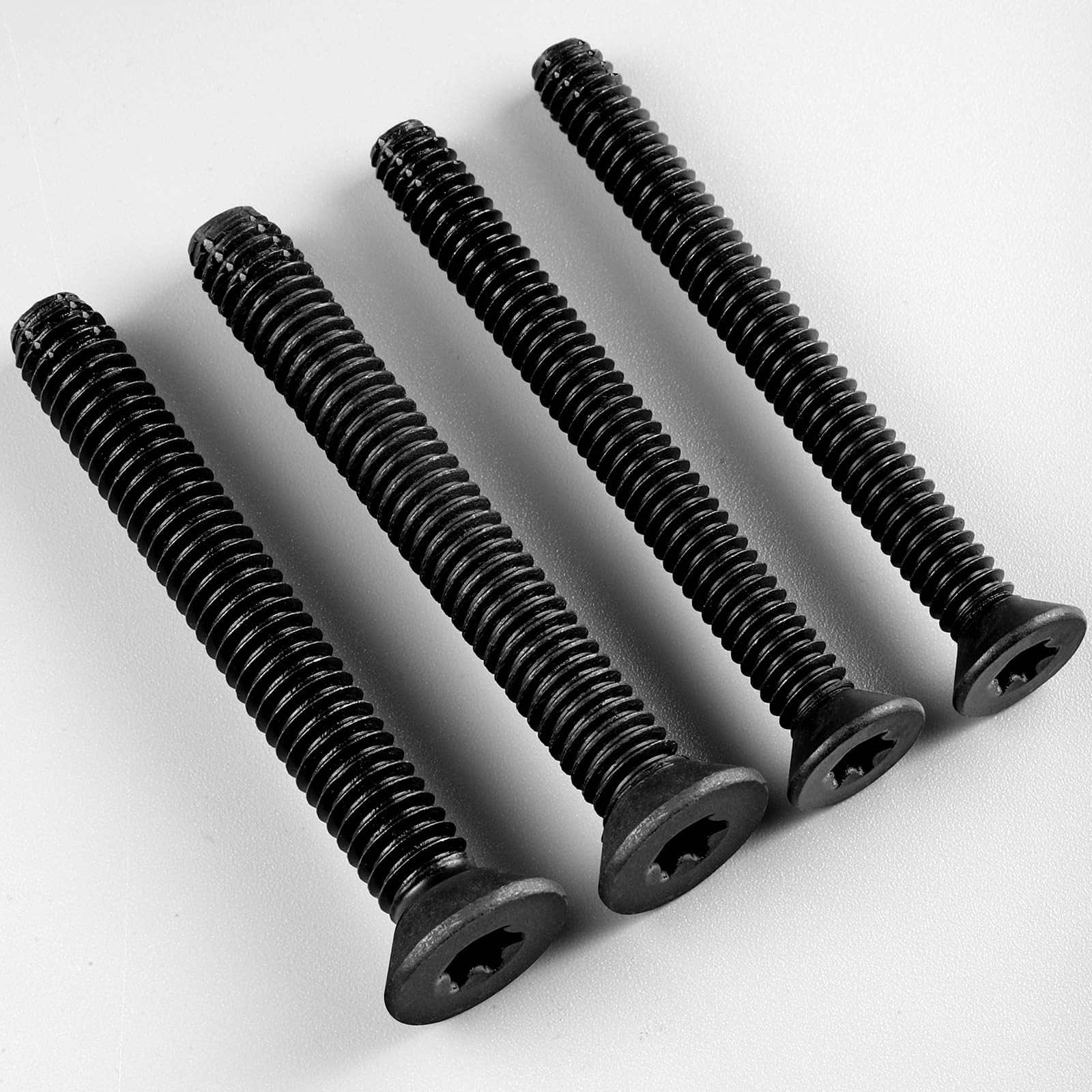 BNUOK 60PCS Trailer Deck Screws Self Tapping 2-1/2, 1/4-20 x Black