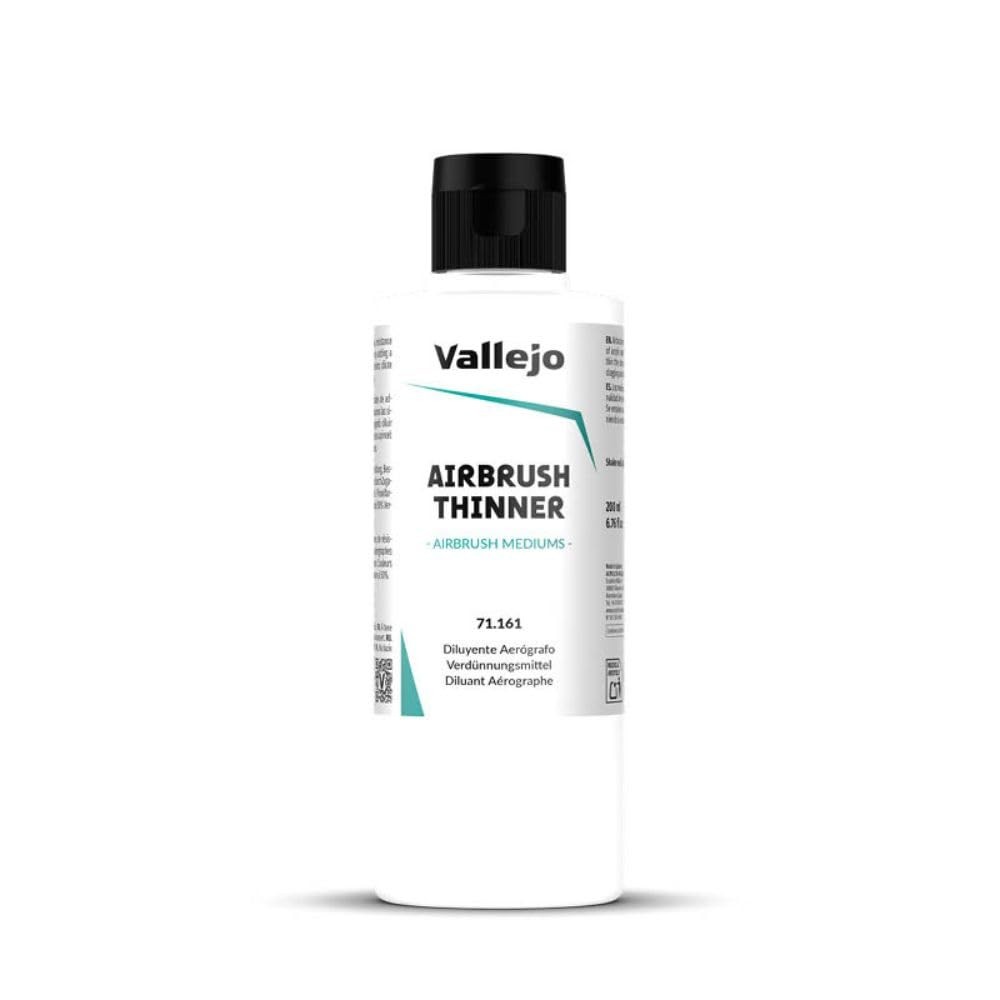 Vallejo - Airbrush Thinner for Acrylic 200 ml (6.76 fl.oz.), Transparent