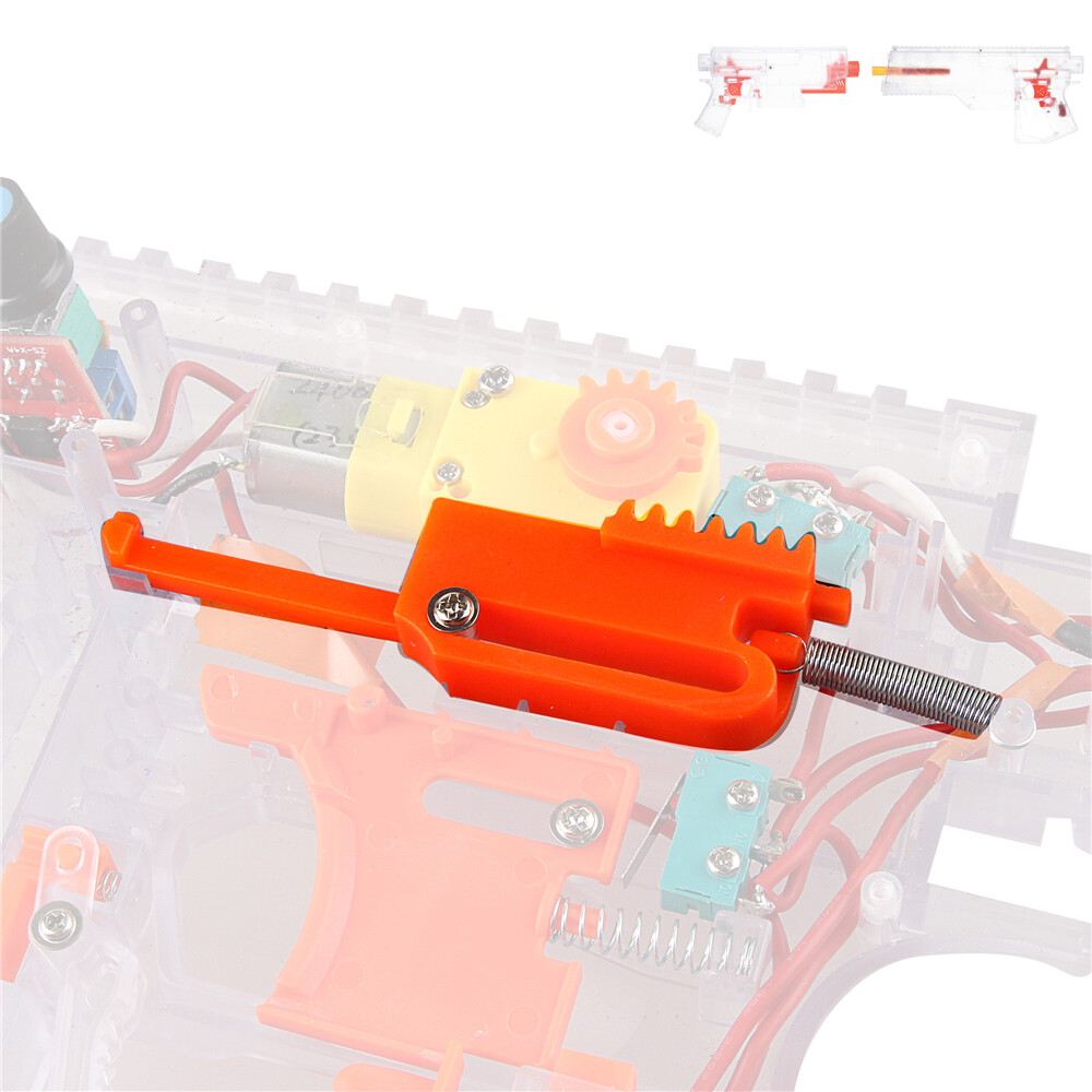 Workermod Fully auto Pusher Rod Plastic Orange for Stryfe /Swordfish / Dominator