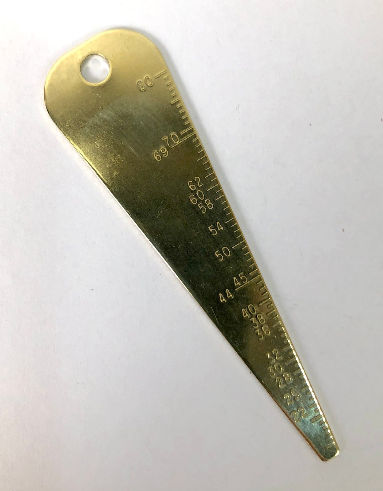 Brass Bore Gauge for Measuring Caliber and Bore