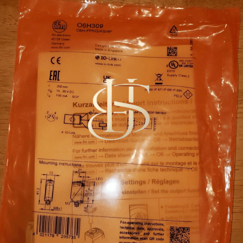 1 PC NEW IFM O6H309 Photoelectric switch - Fast delivery