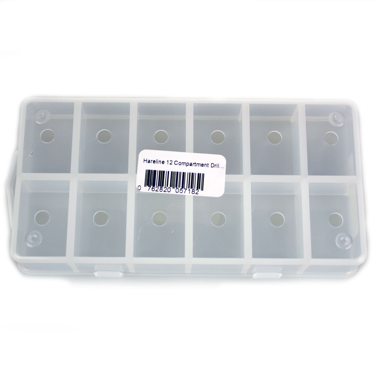 Hareline 12 Compartment Drilled Dubbing Box Fly Tying Storage - New