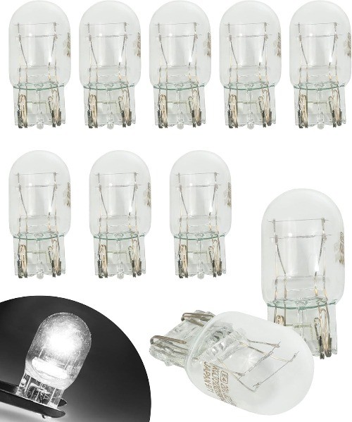 10 PCS 7443 Bulb, Car Accessories 7443 Brake Light Bulb, Car T20 1891/7443 Dual