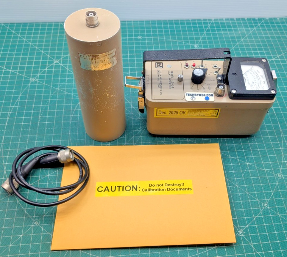 Ludlum Model 12-14 with GIANT 44-17 2026 CALIBRATION + 1yr guarantee!