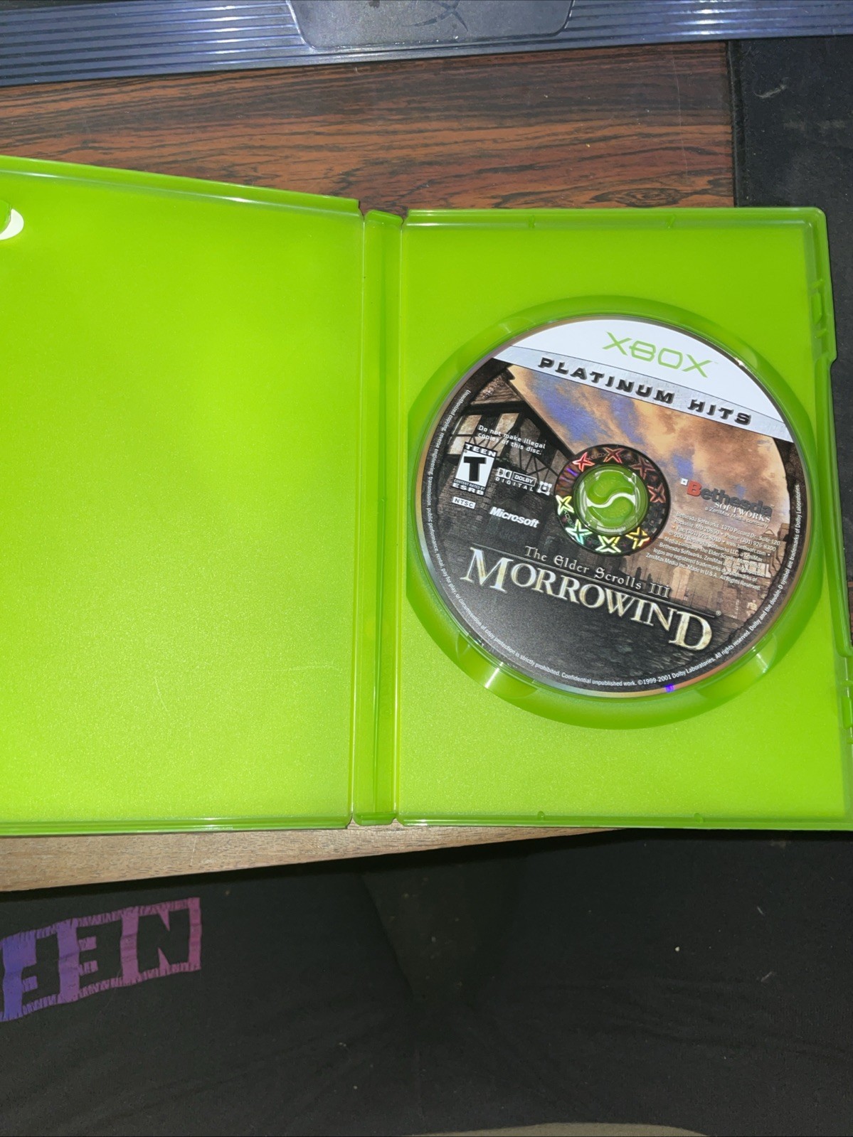 Morrowind Xbox Game Only- Pre Played Case No Manual