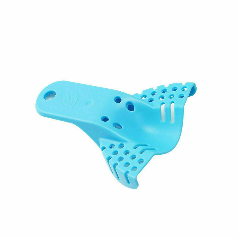 10 Pcs Dental Impression Tray Trays Plastic 5 Sizes Autoclavable Upper & Lower
