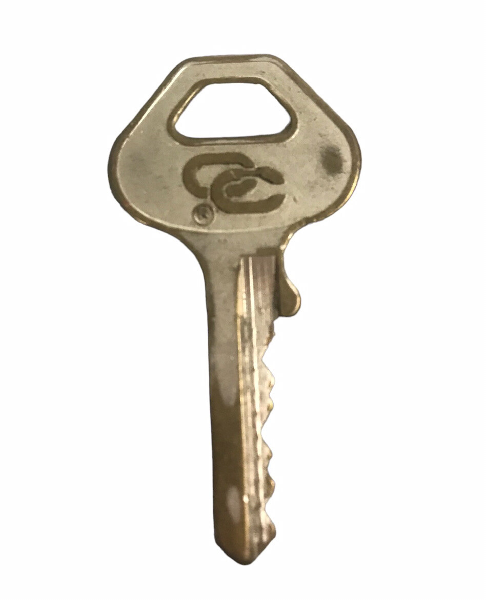 Vintage CC C C Laminated Padlock Key Hong Kong