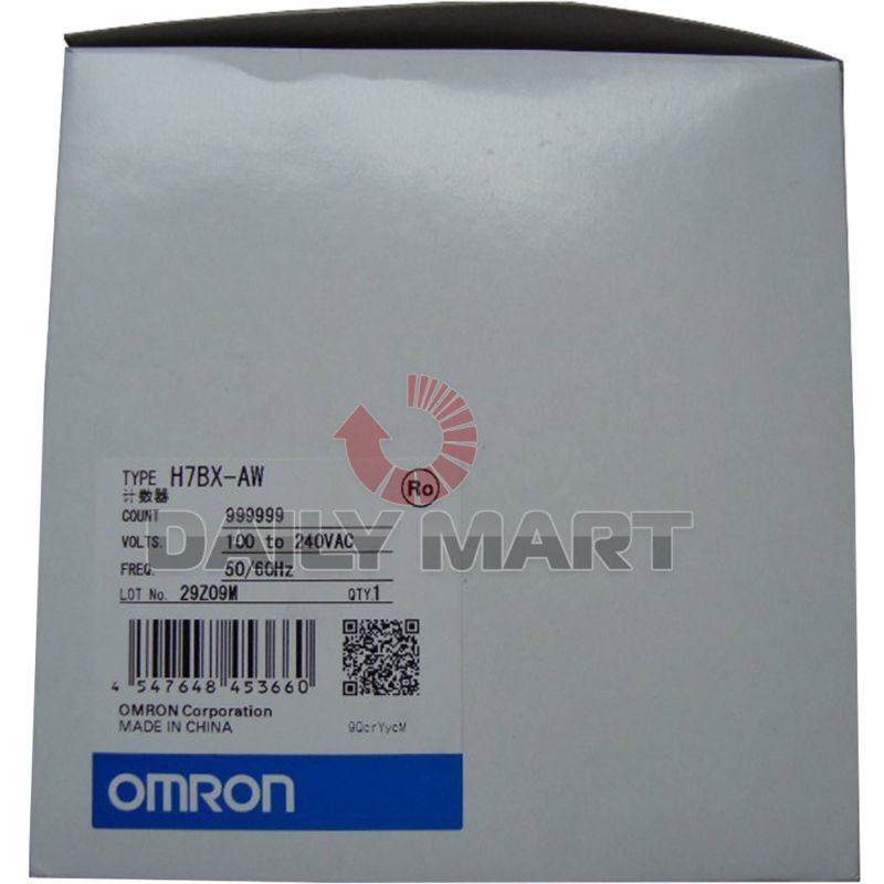 Brand New In Box Omron H7BX-AW AC100-240V Counter