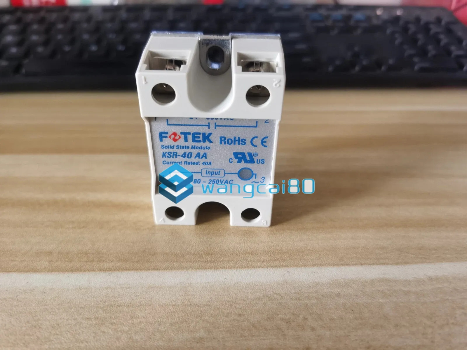 1PC New Fotek KSR-40AA KSR40AA Solid State Relay 40A