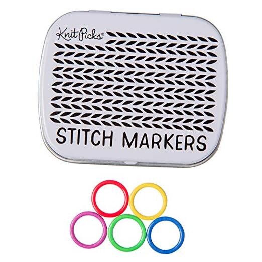 Enamel Stitch Marker Set - Rainbow