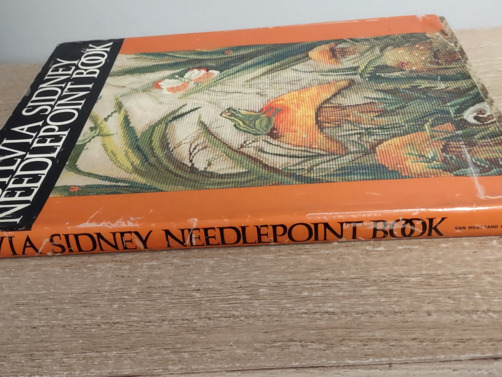 Sylvia Sidney Needlepoint Book vintage 1968 Illustrated Resource Guide