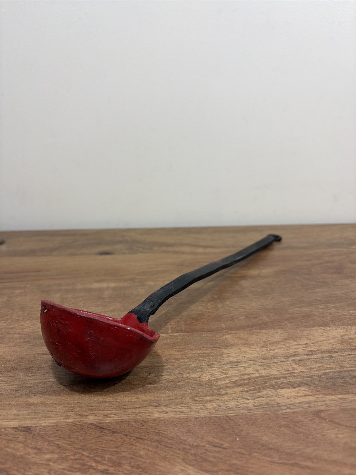 Blacksmith Forged Cast Iron Smelting Ladle Scoop Antique