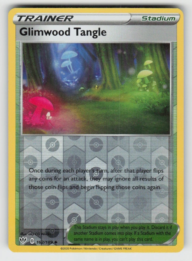 Reverse Holo Glimwood Tangle 162/189 Uncommon Darkness Ablaze Near Mint
