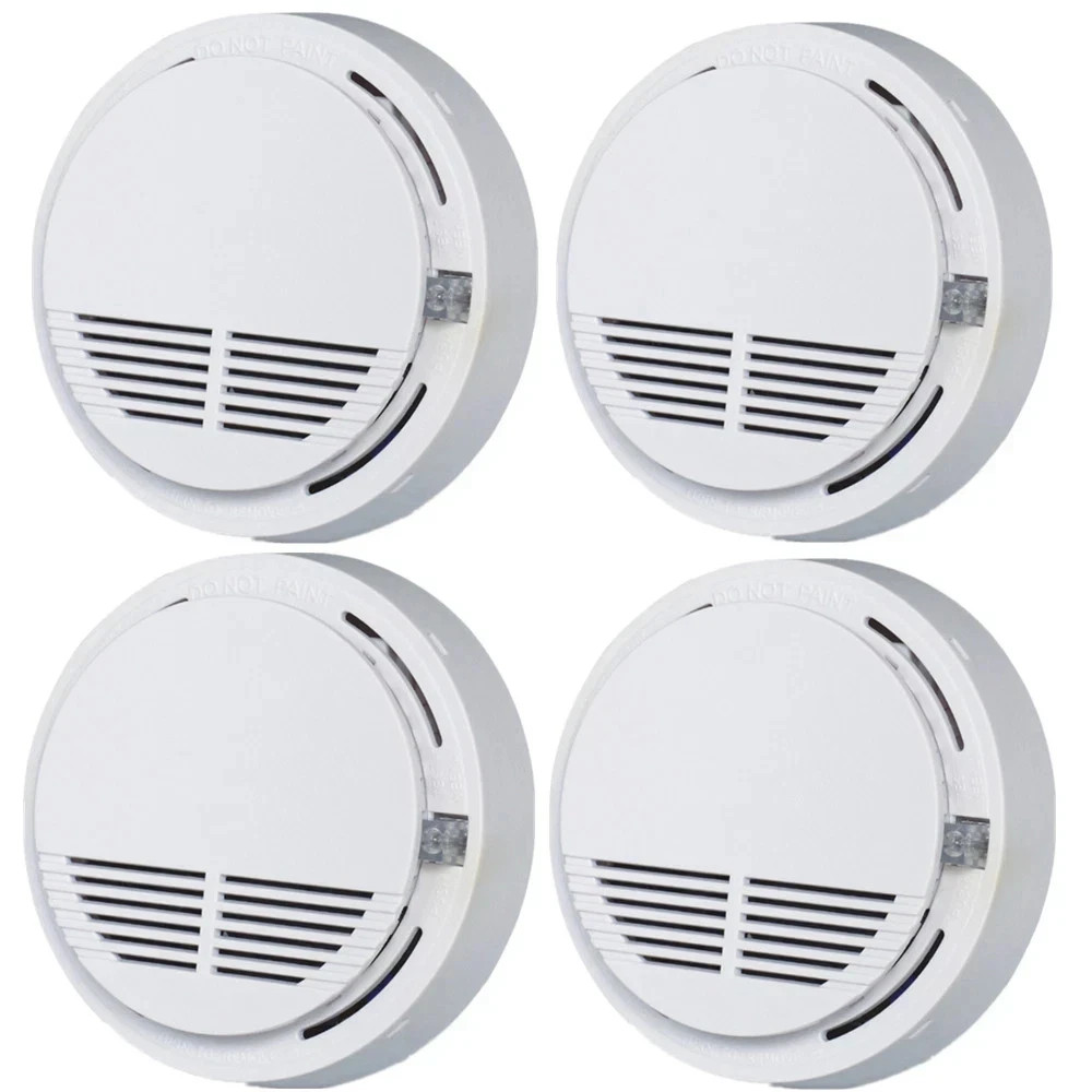 4-Pack General Purpose Smoke Detectors Smoke Alarm