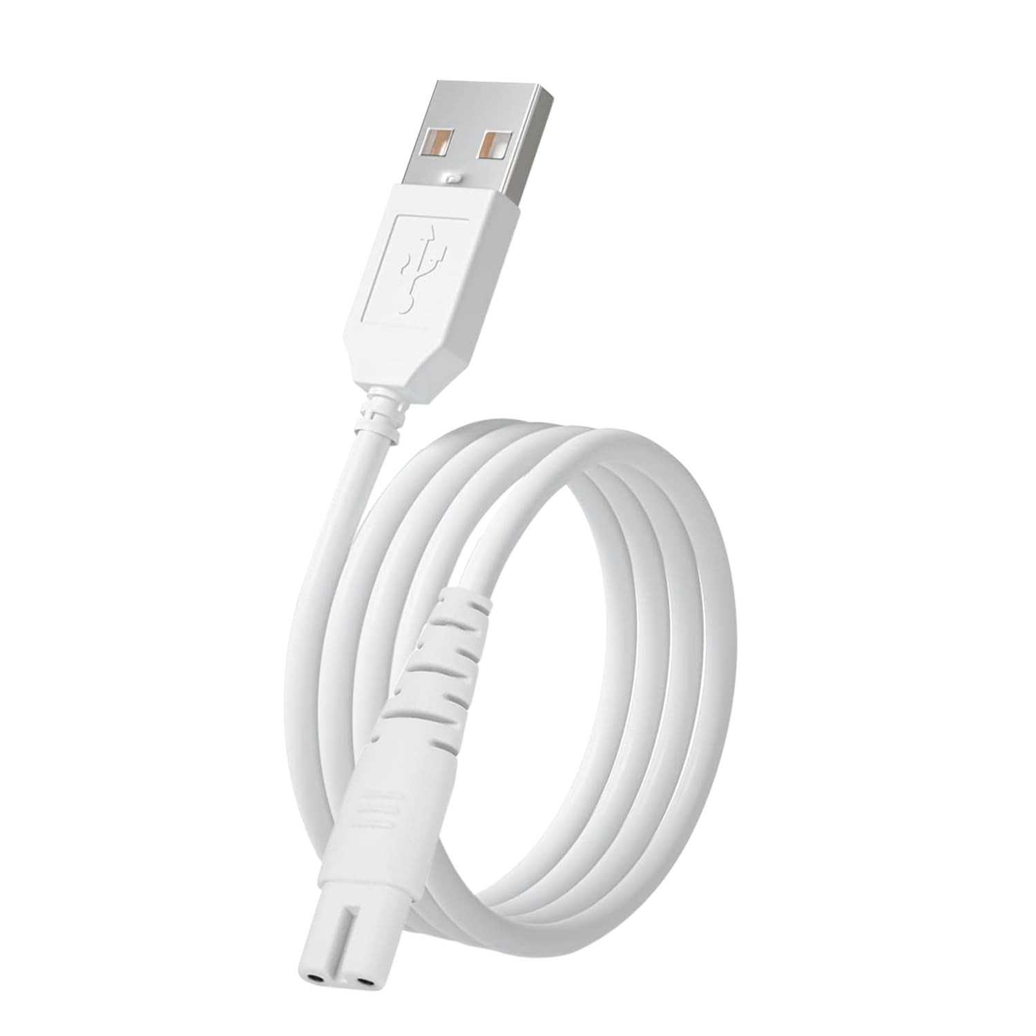 USB Charging Cable for Water Flosser Portable Cordless Oral 1 Pack, White