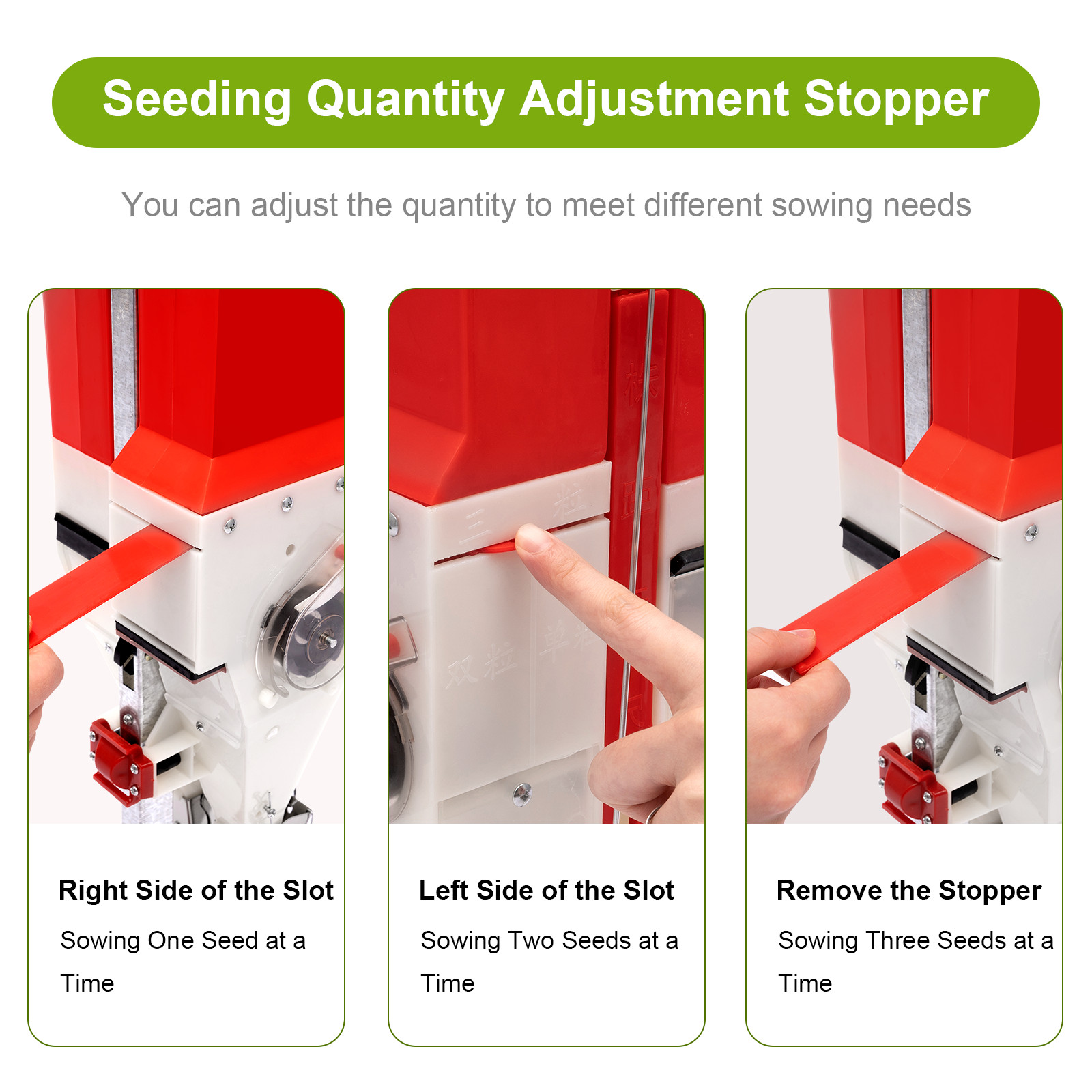 Manual Vegetable Seeder Fertilizer Tool Garden Planter Corn Peanut Corn Planter