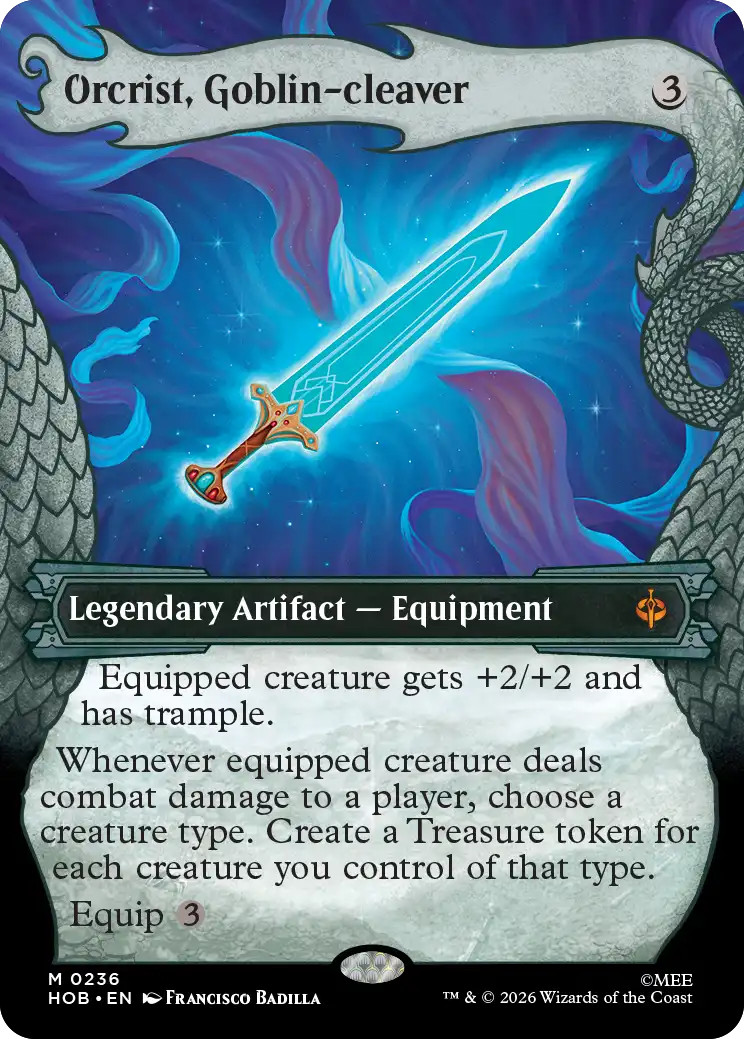 [Pre-Order] MTG Orcrist, Goblin-cleaver HOB English Showcase