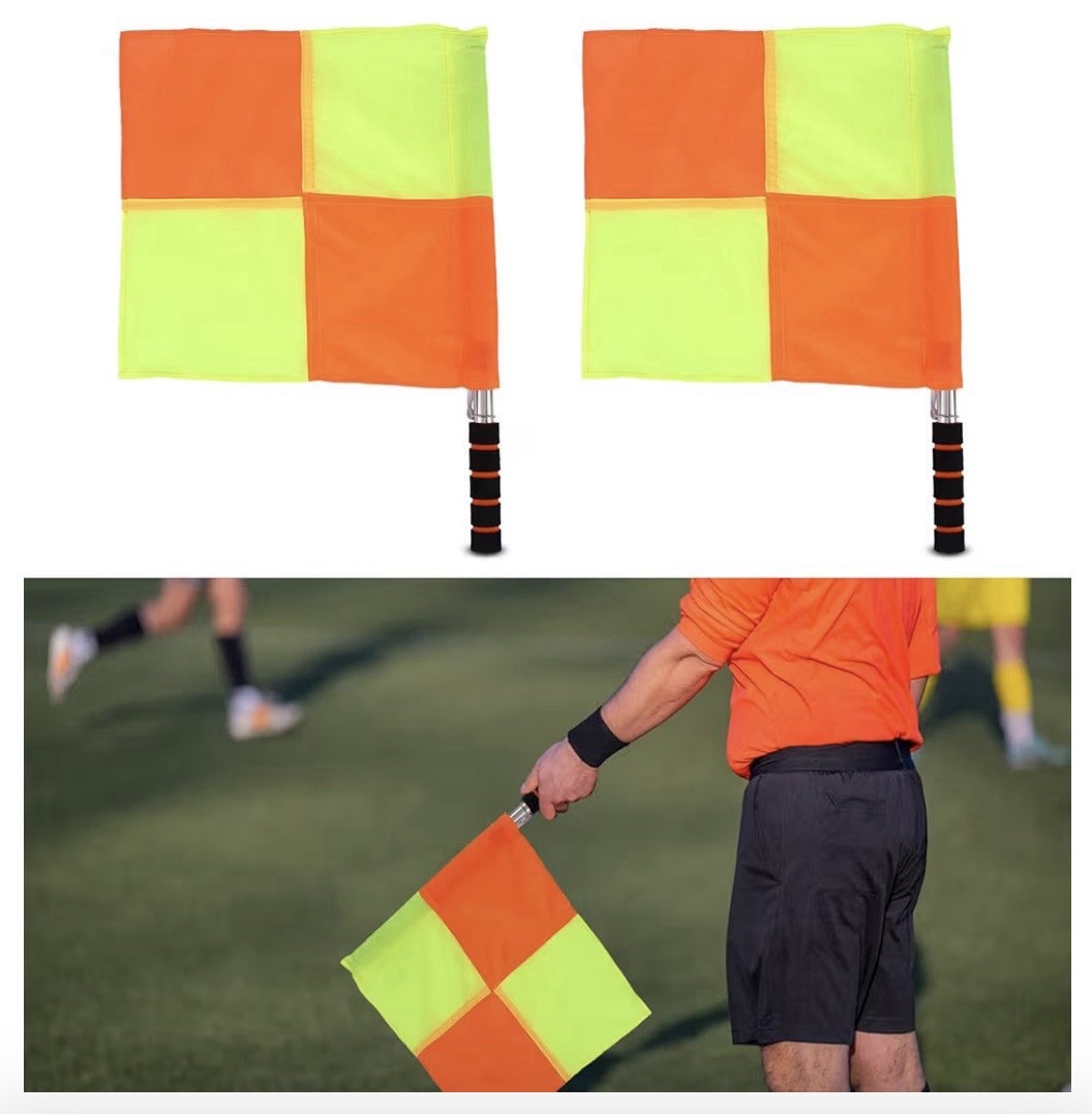 EIMSOAH Soccer Referee Flags w/ bag, Linesman Flag