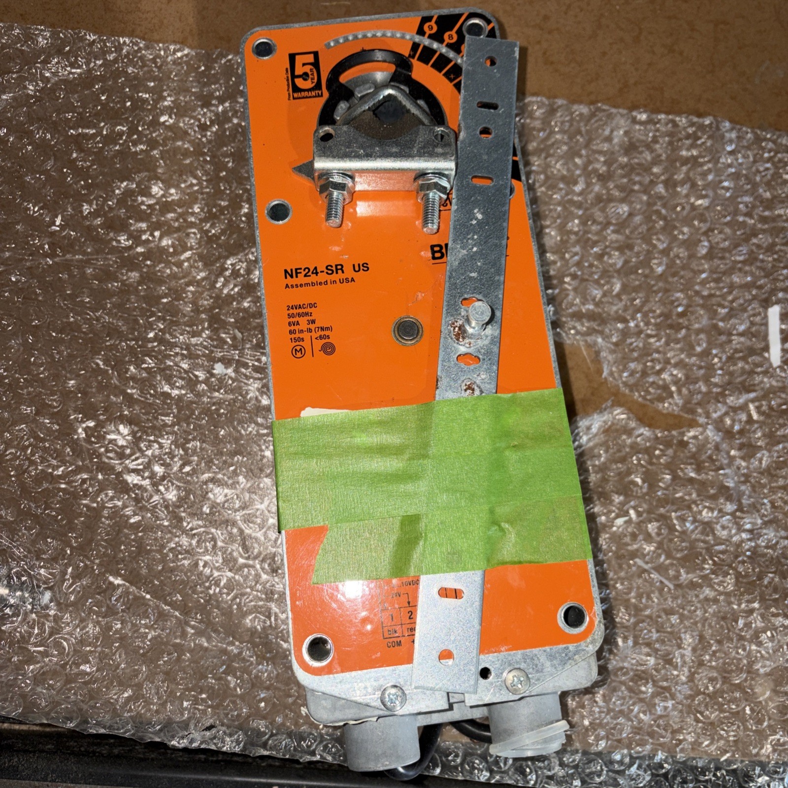 Belimo NF24-SR US Spring Return Damper Actuator 24V 2-10VDC Control
