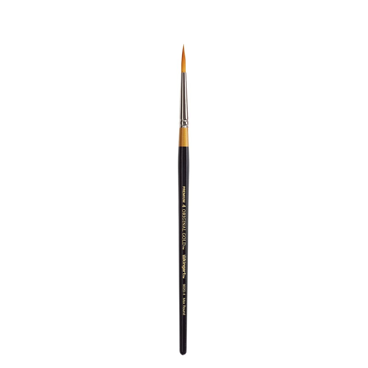 KingArt Original Gold 9020 Series , Premium Artist Brush, Golden TAKLON MAX