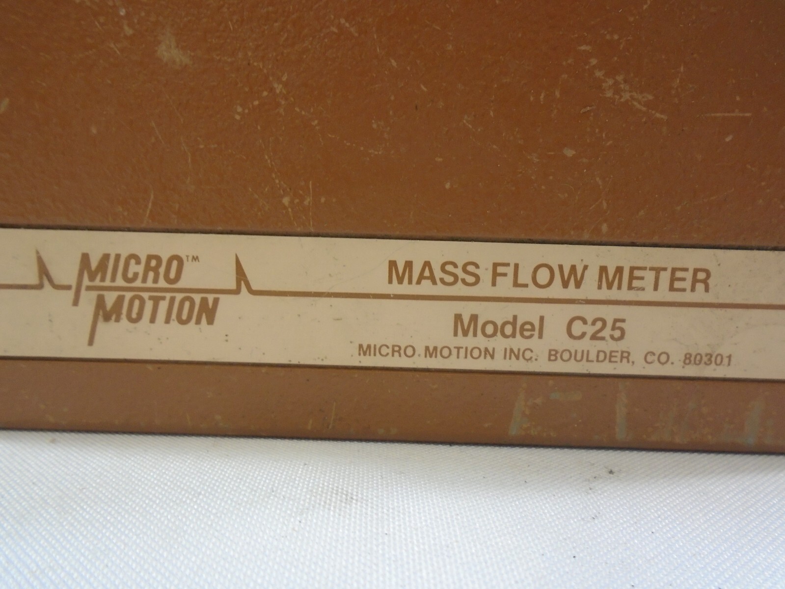 MICRO MOTION C25 MASS FLOW METER 1000PSI C25AF