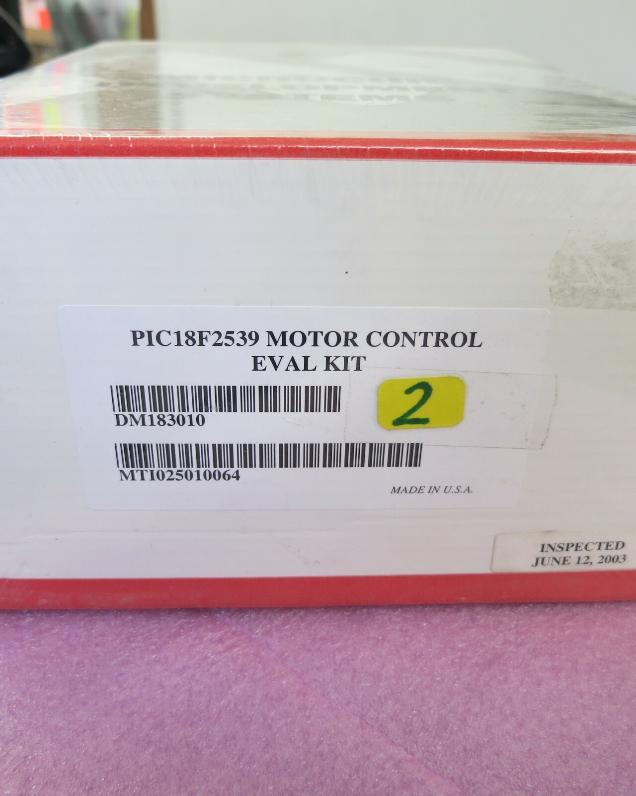 NEW DM183010 PICDEM Development Board SYSTEM EVAL KIT PIC18F2539 MOTOR CONTROL