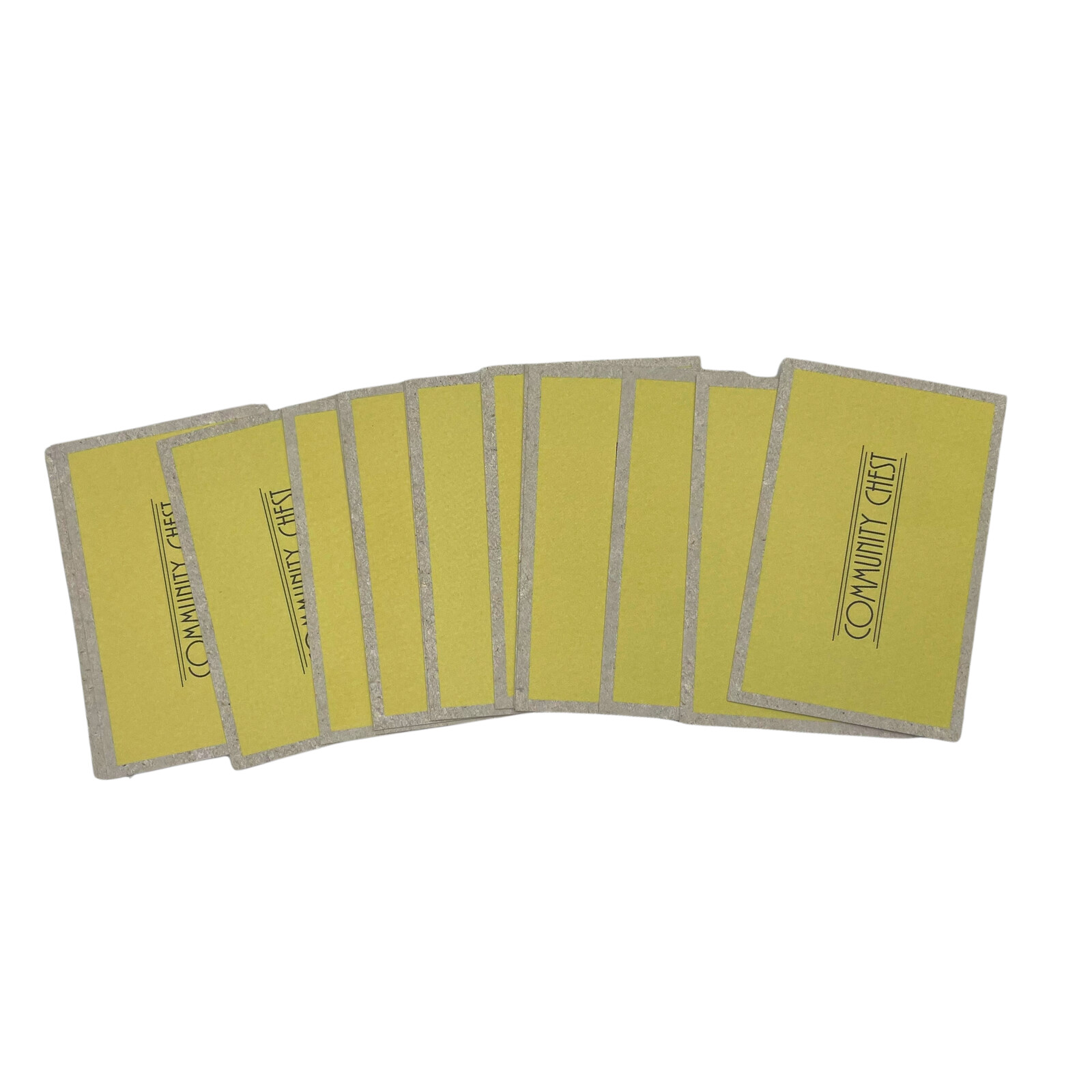 Monopoly 80th Anniversary Edition Community Chest Complete Replacement Set (16)