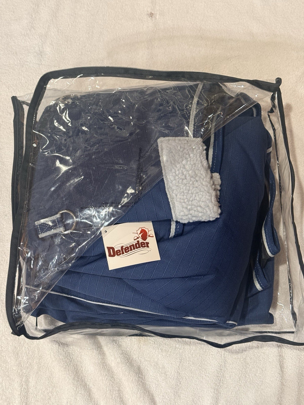 Defender 1200 Denier Contour Horse Blanket 69 In Navy