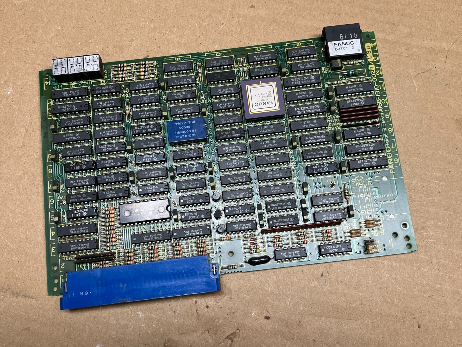 Hitachi Seiki HC500 A16B-1310-0021 09D Fanuc Interface Card Micon Mill