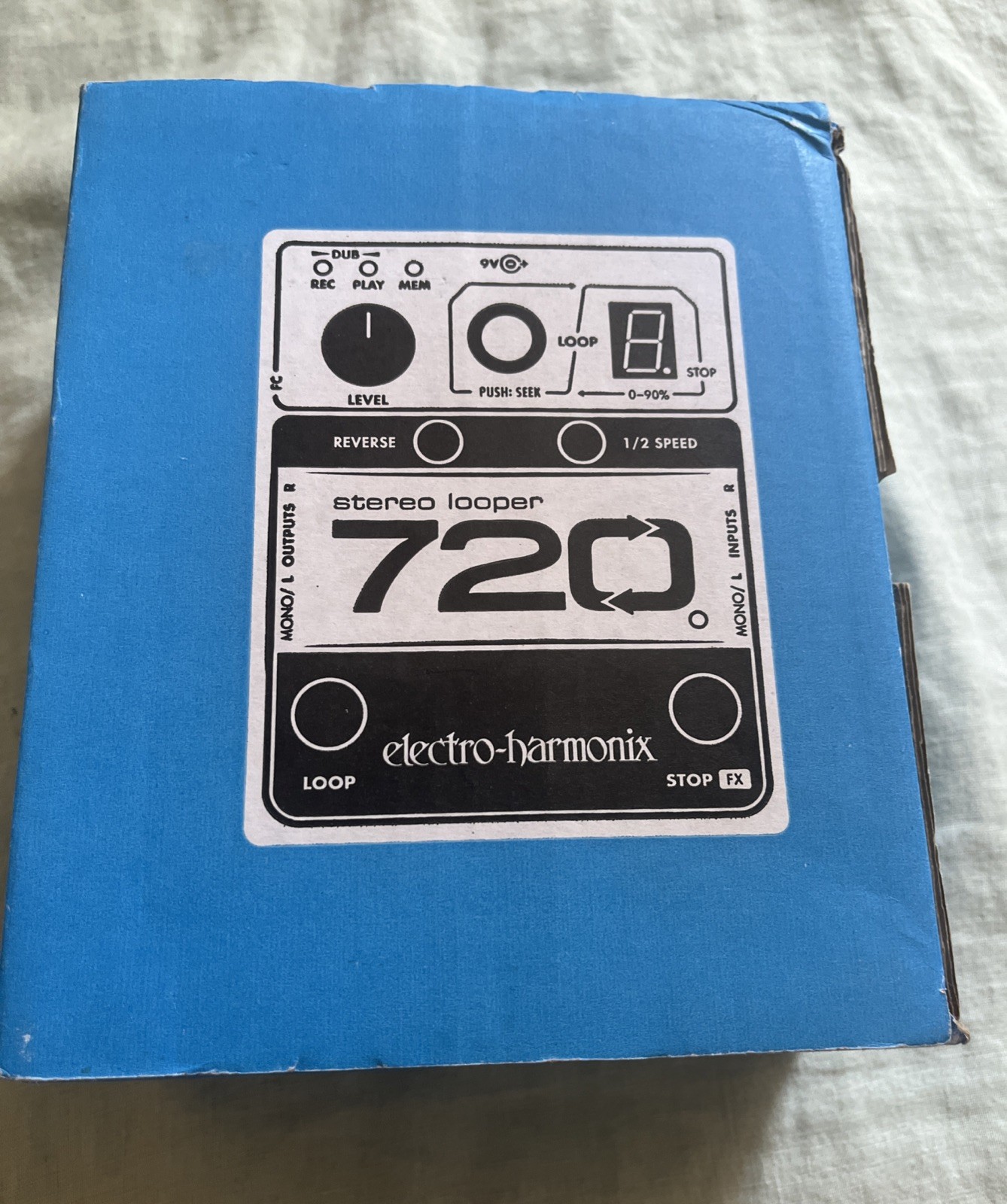 EHX Electro-Harmonix 720 Stereo Looper Guitar Effects Pedal
