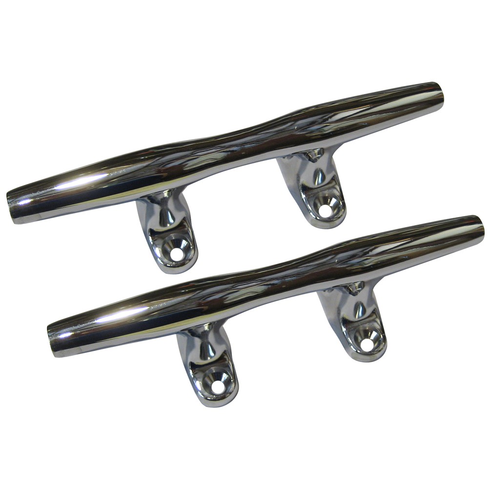 Perko 4" Open Base Cleat - Chrome Plated Zinc - Pair 1188DP4CHR UPC 085226369391