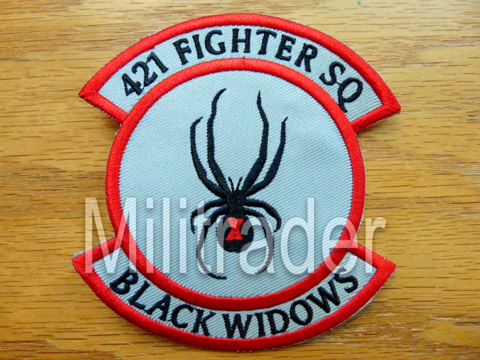 USAF 421st Fighter Squadron Black Widow Patch