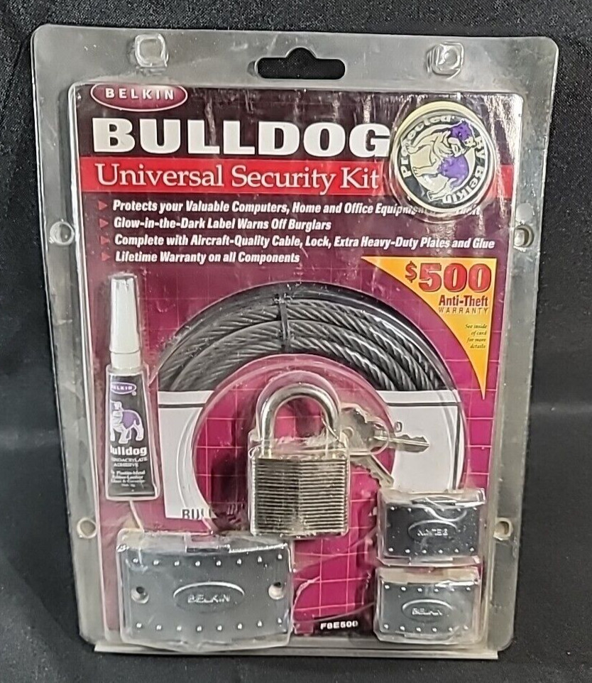 Belkin Bulldog Universal Security Kit Heavy Duty Computer Lock