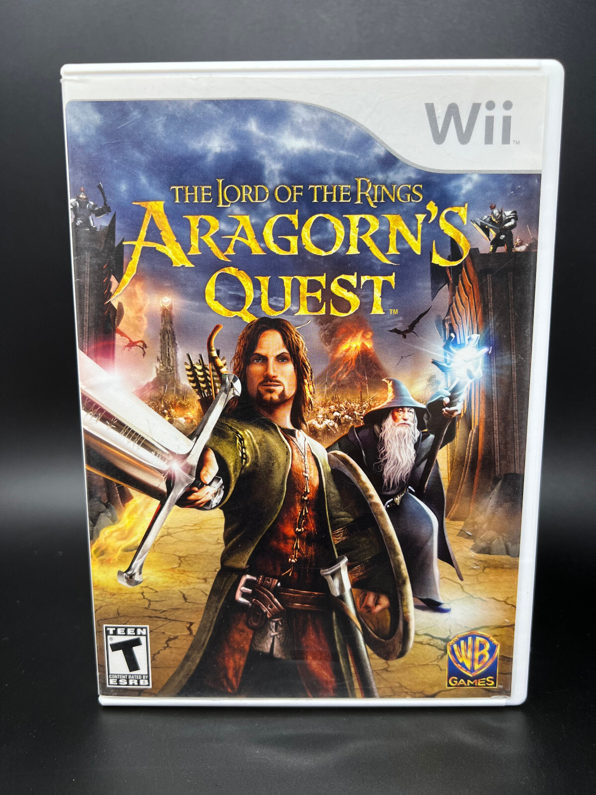 The Lord of the Rings: Aragorn's Quest (Nintendo Wii) *CASE & MANUAL ONLY*