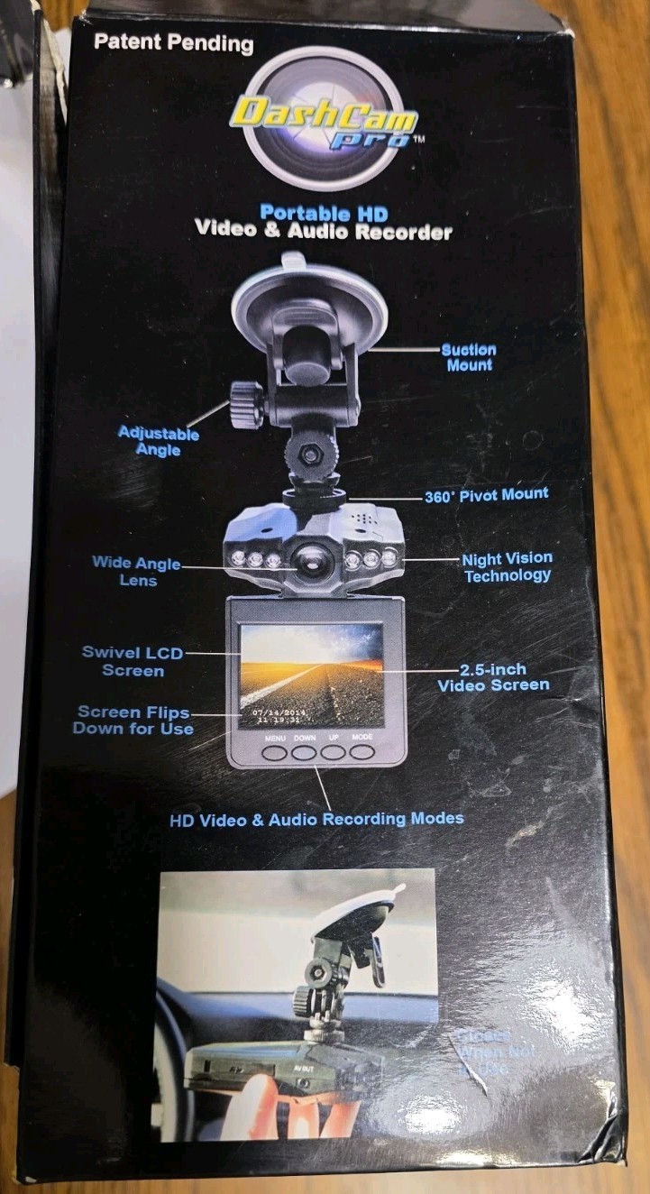 DashCam Pro Portable Video and Audio Recorder