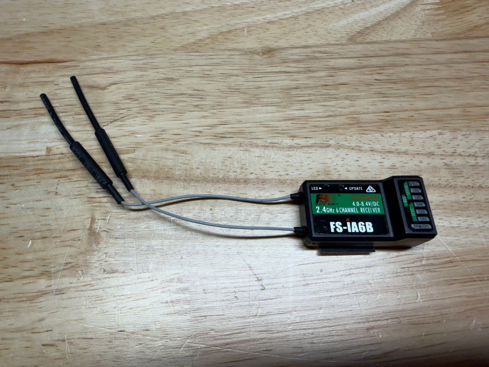 Flysky FS-iA6B 2.4G 6CH Receiver PPM Output with iBus Port f/FS-Transmitter USA